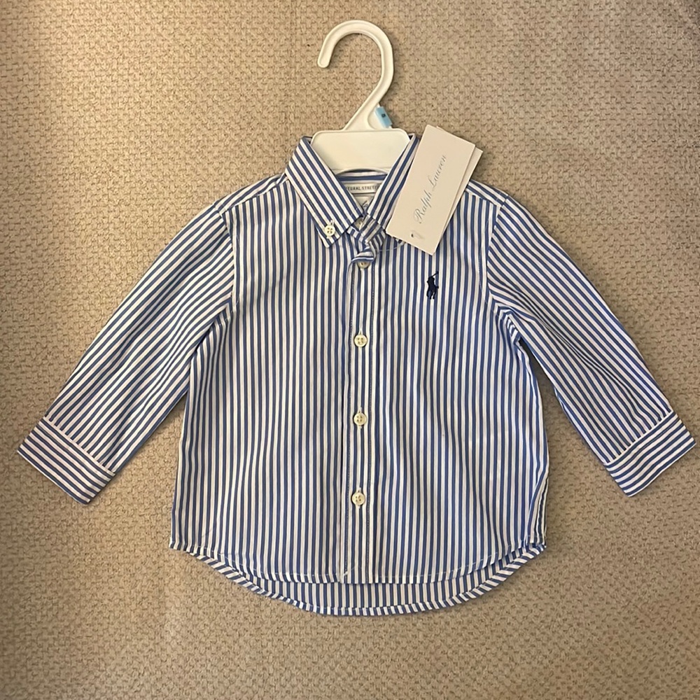 Ralph Lauren button down shirt- baby